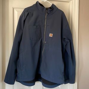 Carhartt navy zip up jacket